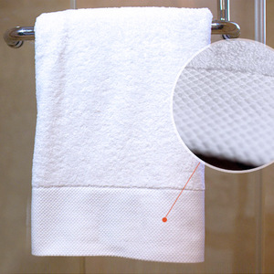 Khăn Tắm Dệt Vải Jacquard 100% Cotton Trơn Thêu Dùng Một Lần Cho Người Lớn Quà Tặng Khách Sạn - Product Image 5