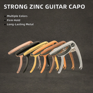Capo para Guitarra Acústica/Eléctrica de Aleación de Zinc Resistente de Alta Calidad Battle Wolf con Agarre Fuerte - Varios Estilos de Color al por Mayor - Product Image 2