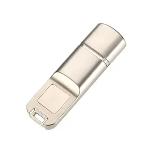 64gb 32gb 16gb high speed fingerprint recognition encrypted high tech pen drive security usb 3.0 flash drives usb stick