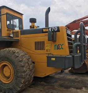 Chargeuse sur pneus Komatsu WA470-3 d'occasion en bon état, moteur et roulements d'origine japonais, modèle 2018, charge nominale 21640 kg - Product Image 2