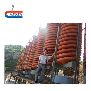 Chrome Ore Mining Gravidade Espiral Chute Separator-Eficiente e Eficaz