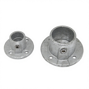Conector de Invernadero <span class=keywords><strong>HULK</strong></span>, Abrazadera de Unión de Tubos con Base Galvanizada en Caliente - Product Image 1