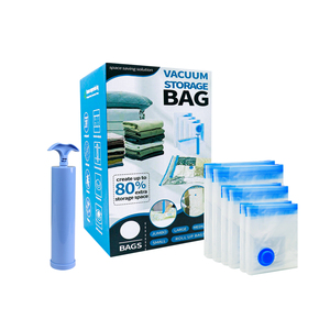 Borse per la conservazione sottovuoto resistenti allo strappo resistenti allo strappo senza polvere leggere 80% <span class=keywords><strong>salvaspazio</strong></span> per famiglie da viaggio all'aperto - Product Image 3