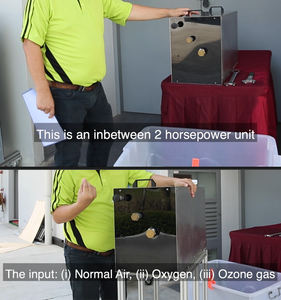 เครื่องกำเนิดฟองนาโนการบำบัดน้ำด้วยออกซิเจนหรือโอโซนสำหรับเพาะเลี้ยงสัตว์น้ำ - Product Image 3