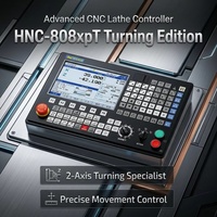 Controlador de Torno CNC HNC-808xpT - Sistema de Control de Torneado Avanzado de 2 Ejes, Pantalla LCD a Color de 7 Pulgadas, Mecanizado de Alta Velocidad, 128 MB