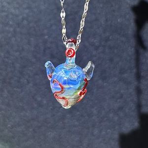 Colgante de Corazón de Cristal Importado, Collar de Cristal Hecho a Mano, Adorno, Accesorios, Regalo, Cristal Colgante de Lujo Ligero de Alta Gama - Product Image 4