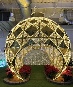 Bola <span class=keywords><strong>de</strong></span> Navidad para iluminar al aire libre, ornamento <span class=keywords><strong>gigante</strong></span> <span class=keywords><strong>de</strong></span> 5m, bolas LED para caminar, para compras, centros comerciales, pantallas <span class=keywords><strong>de</strong></span> luz <span class=keywords><strong>de</strong></span> vacaciones - Product Image 2