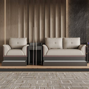 Chaises de billard haut de gamme pour salles de billard, idéales pour la visionnage commercial, privé, la diffusion <span class=keywords><strong>en</strong></span> direct et les zones de repos – Canapés de billard <span class=keywords><strong>en</strong></span> cuir PU - Product Image 1