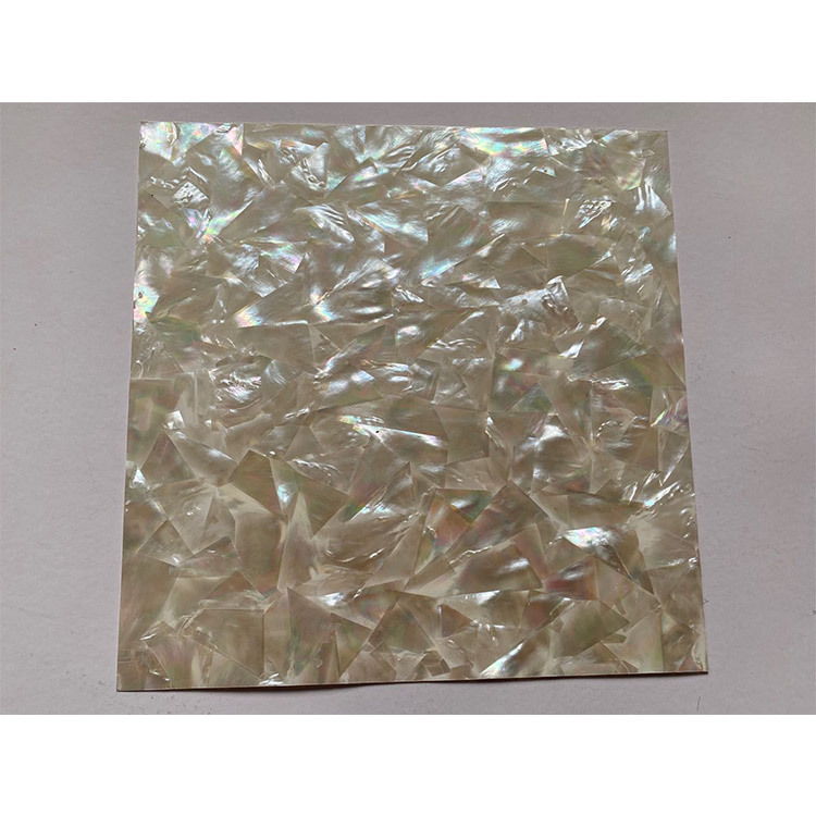 L'eau de mer Blanc Perle de nacre Coquille D'ormeau Feuille Papier