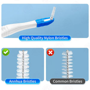 Prodotti Multiuso per l'Igiene Orale di Alta Qualità, Spazzolino Interdentale a Forma di L per la Pulizia Interdentale - Product Image 2