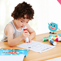 Offres Spéciales en Gros : Fournitures de Papeterie de Qualité Supérieure – Marqueurs Peinture Personnalisés pour Enfants, Stylo Marqueur Pointe Fine 60ml 8 Couleurs, Marqueur Bingo Dabber