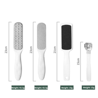 Outils professionnels de soin des pieds Kit d'outils spéciaux pour l'élimination des callosités Ensemble de couteaux de pédicure de bonne qualité Épurateur/râpe pour pieds en acier inoxydable