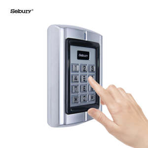 Sebury Metal <strong>Keypad</strong> IP65 Waterproof 125KH EM ID Card Dual Door <strong>Access</strong> <strong>Control</strong> Systems With Door Bell - Product Image 3