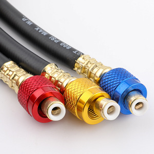 Tuyau de charge haute pression 4000 Psi, pression de rupture 800 Psi, pression de service maximale Tuyau de charge de réfrigérant pour climatiseur, en caoutchouc et plastique, durable - Product Image 2