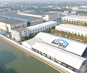 Tente d'entrepôt robuste et imperméable sur mesure 20x50m, hauteur latérale <span class=keywords><strong>6m</strong></span>, en alliage d'aluminium, avec différentes parois - Product Image 3