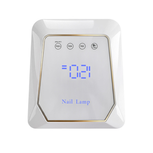 Lampe à ongles rechargeable avec 45 grosses perles UV/LED, base miroir, séchoir à ongles à durcissement rapide du gel, avec mode basse température - Product Image 3