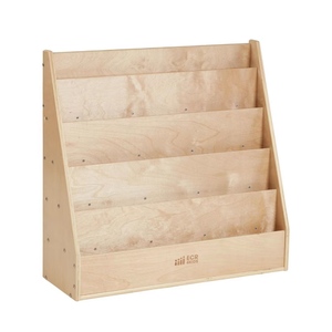 Rangement double face pour l'école à la maison, organisateur de magazines, étagère, boîte en bois - Product Image 1