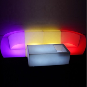 ไนท์คลับเฟอร์นิเจอร์<span class=keywords><strong>ร้าน</strong></span>กาแฟบาร์เลานจ์แสงโซฟา Led โซฟาตัด - Product Image 3