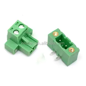 KF2EDGWB 5.08 2/3/4/5/6/7/8/9/10/11/12/13/14 Pin Wall Terminal Plug Type 5.08mm Pitch Connector Pcb Screw Terminal Block