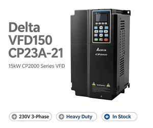 อินเวอร์เตอร์ 20 แรงม้า 15 กิโลวัตต์ 230 โวลต์ CP2000 VFD, ไดรฟ์ AC รุ่น VFD150CP23A-21 (VFD150CP23A-21) - Product Image 5