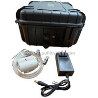 Purificador de Aceite Hidráulico y para Transformadores Móvil HOPU LPC-P50, Contador de Partículas, 120W AC220V, Montaje en Suelo