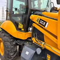 Chargeuse-pelleteuse d'occasion JCB 3CX d'origine du Royaume-Uni, chargeuse-pelleteuse JCB 3CX 4CX 5CX d'occasion, pelleteuse de tranchage JCB 3CX d'occasion à prix avantageux