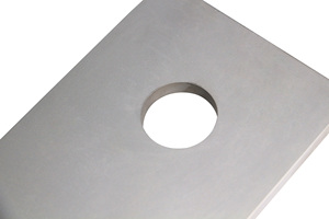 Placa de Carburo de Tungsteno Disponible en EE. UU., 100x300x8mm con Orificio, Lámina de Aleación de Alta Dureza Resistente al Desgaste - Product Image 3