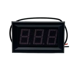 AC 70-500V 0.56\" LED Digital Voltmeter Voltage Meter Red Green Blue Display 2 Wires 110V 220V DIY 0.56 Inch Temperature