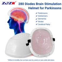 Casque de thérapie infrarouge pour la photobiomodulation médicale NIR 810nm, traitement du cerveau, dépression, anxiété, OCD, outil de guérison pour la maladie de Parkinson
