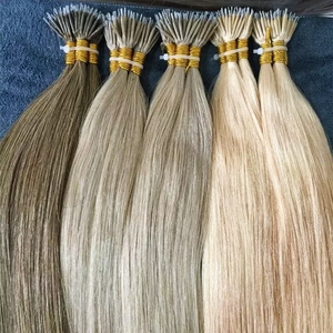 Extensiones de Cabello Nano Metálicas de Alta Calidad al por Mayor, 100g, Cabello Humano Ruso 100%, Super Double Drawn, Anillo Nano Invisible, para Uso en Salón - Product Image 5