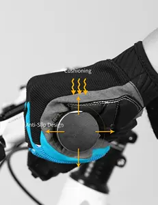 KUTOOK-Guantes transpirables antideslizantes para ciclismo, guantes antideslizantes para ciclismo de montaña, pantalla táctil, para hombre y mujer