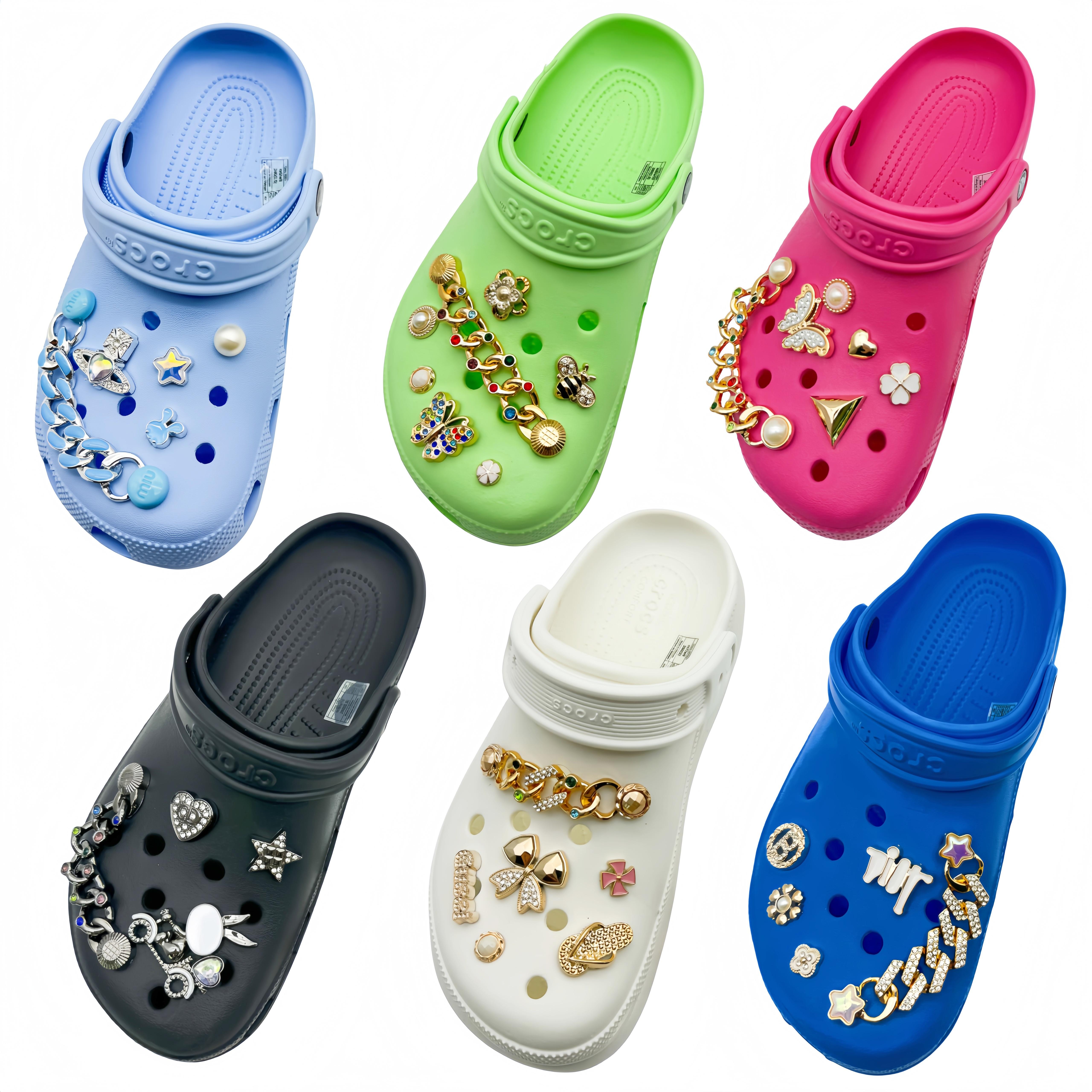 Low Price Croc Charms Wholesale Luminous Cartoon Designs