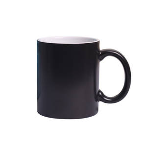 Taza que Cambia de Color, Cerámica de Color Sólido con Asa, Forma Redonda, Artículos Promocionales para Bebidas - Product Image 1