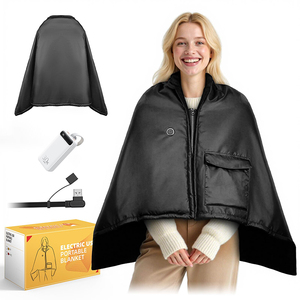 Manta Térmica <span class=keywords><strong>de</strong></span> 57*35.5 Pulgadas para Cuerpo, Manta Eléctrica USB con Batería Externa para Hombros - Product Image 1