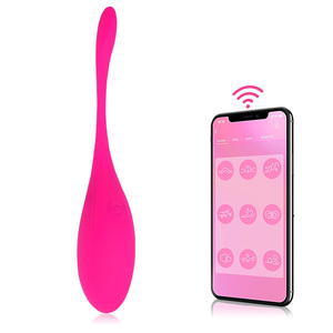 <span class=keywords><strong>Vibratore</strong></span> Sexbay Rosso Rosa <span class=keywords><strong>con</strong></span> Controllo <span class=keywords><strong>App</strong></span>, Silicone Morbido per Donne, 10 Modalità di Vibrazione, Impermeabile IPX5, Ricaricabile USB, Wireless - Product Image 1