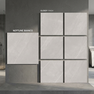 Azulejos de Porcelana Esmaltada Digital Brillante Neptune Gold de 800x800 mm, Efecto Mármol Dorado, Baldosas de Cerámica para Pisos - Product Image 2