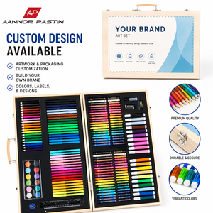 Set Artistico Deluxe in Legno AP Pack, Kit per Disegno e Pittura, Confezione Regalo Creativa per Adulti - Product Image 6