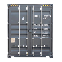 Conteneur maritime 40HC High Cube Open Top en promotion – Stockage de marchandises sèches de 40 pieds avec 4 portes latérales disponibles