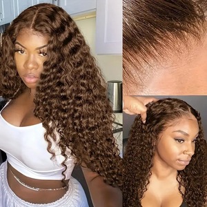 Perruque Lace Front en <span class=keywords><strong>fibre</strong></span> haute température 180% <span class=keywords><strong>de</strong></span> qualité supérieure, nouveau produit, longue, bouclée, volumineuse, naturelle, pour petites boucles africaines - Product Image 4