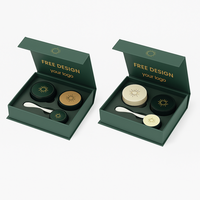 Boîte magnétique en carton rigide personnalisée de qualité supérieure paquet de caviar alimentaire matériaux écologiques boîte à caviar insertion Eva pour boîte-cadeau de luxe