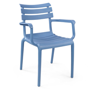 <span class=keywords><strong>Fauteuil</strong></span> contemporain empilable en <span class=keywords><strong>plastique</strong></span> PP coloré pour l'extérieur, jardin, cour, restaurant, cuisine, hôtel, parc - Extérieur - Product Image 4