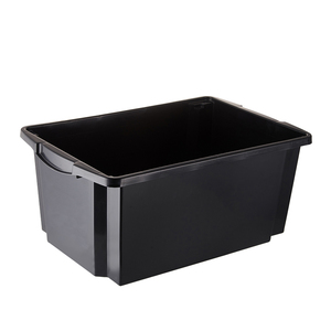 Hotsale 45l stackable nestable heavy duty plastic crates container