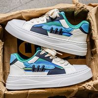 Nouvelles baskets décontractées pour jeunes hommes, style allemand, color block, robustes, tendance influenceur, direct usine