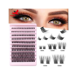 Kit de cils individuels HQ Mixed Proc Discount, cils naturels segmentés, kit de cils DIY, extensions de cils en cluster, kit de cils en cluster - Product Image 2