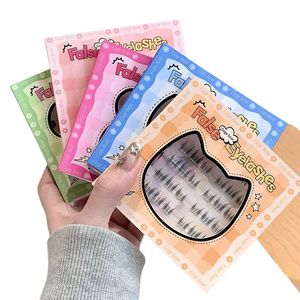 Pestañas Postizas 3D Hechas a Mano Sin Pegamento, Mixtas, Sin Raíz, Naturales, Individuales, de Larga Duración, Ajuste Seguro y Cómodo - Product Image 2