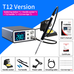 Station de soudage intelligente JCID AIXUN T3A T12, nouvelle génération, écran LCD numérique, chauffe rapide, contrôle PID, prix abordable. - Product Image 2