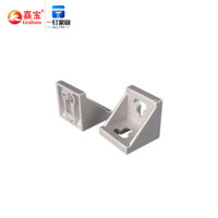 Alliage d'aluminium de haute qualité personnalisable Épaississement à 90 degrés Code d'angle de braquage Support de profil en aluminium