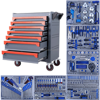 Coffret à outils 7 tiroirs, 424 pièces, kit d'outils pour atelier automobile, armoire en acier, chariot à outils industriel, chariot à outils pas cher