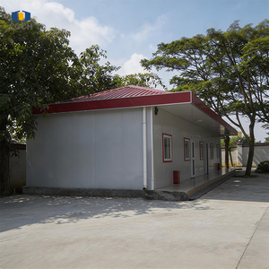CGCH Casa Prefabricada Tipo Bungalow, Resistente a Huracanes, con Techo Rojo Temporal, para Campamentos <span class=keywords><strong>de</strong></span> Trabajo, Alojamiento para Estudiantes, Contenedor <span class=keywords><strong>de</strong></span> 20 Pies - Product Image 2