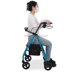 Andador Plegable <span class=keywords><strong>de</strong></span> Aluminio Ligero <span class=keywords><strong>con</strong></span> Bolsa <span class=keywords><strong>de</strong></span> Compras y <span class=keywords><strong>Asiento</strong></span>, Precio <span class=keywords><strong>de</strong></span> Fábrica - Product Image 5